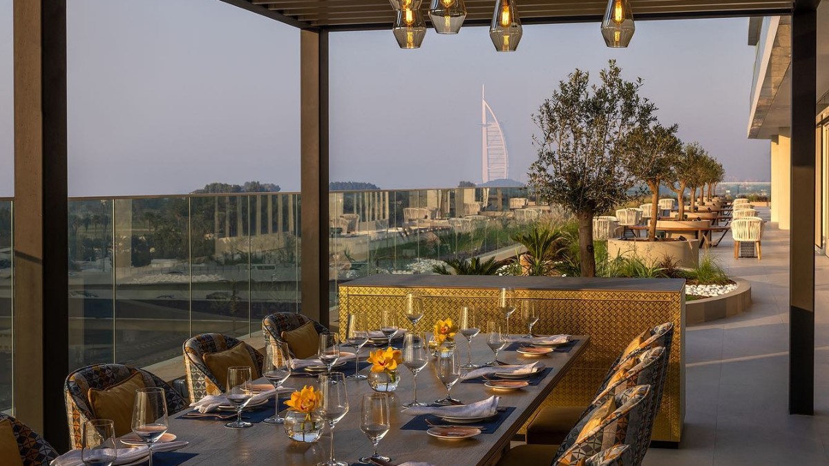 A New Rooftop Restaurant Is Dishing Out Lebanese Cuisine Overlooking The Burj Al Arab In Dubai!