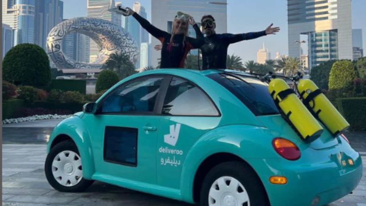 Did We Just Spot An Underwater Delivery Car? Supercar Blondie Releases Video Of Deliveroo Car