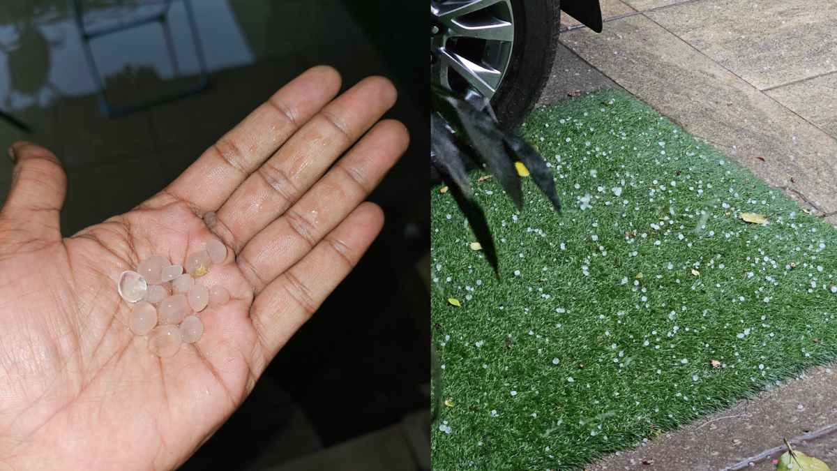 All “Hail” Bengaluru As City Witnesses Hailstorms & Heavy Rains Over The Weekend