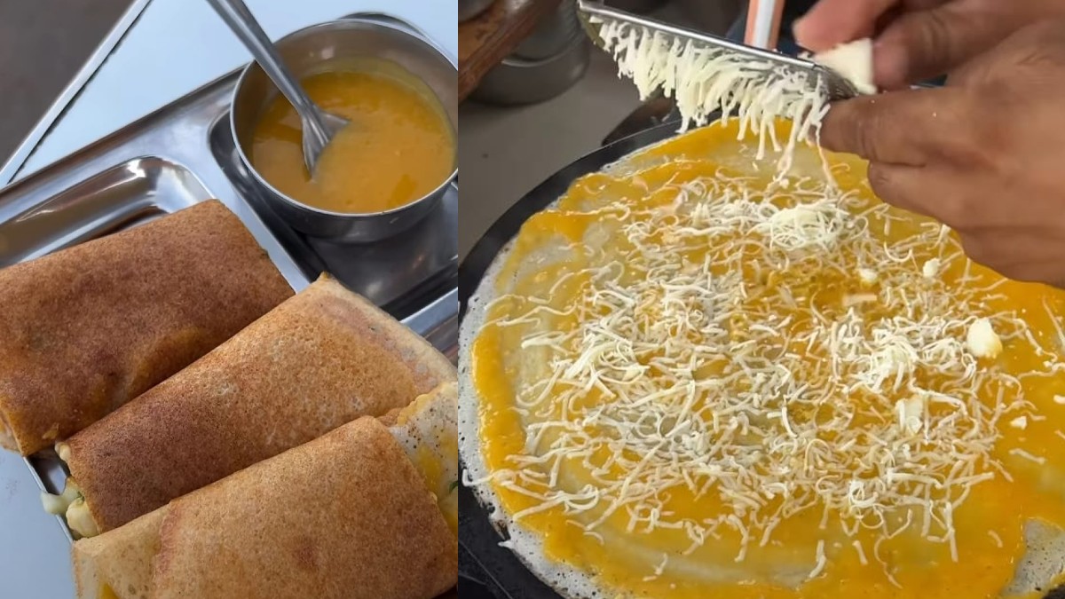 Ahmedabad’s Aamras Dosa With Cheese Is A Mango Dish That No One Asked For! 