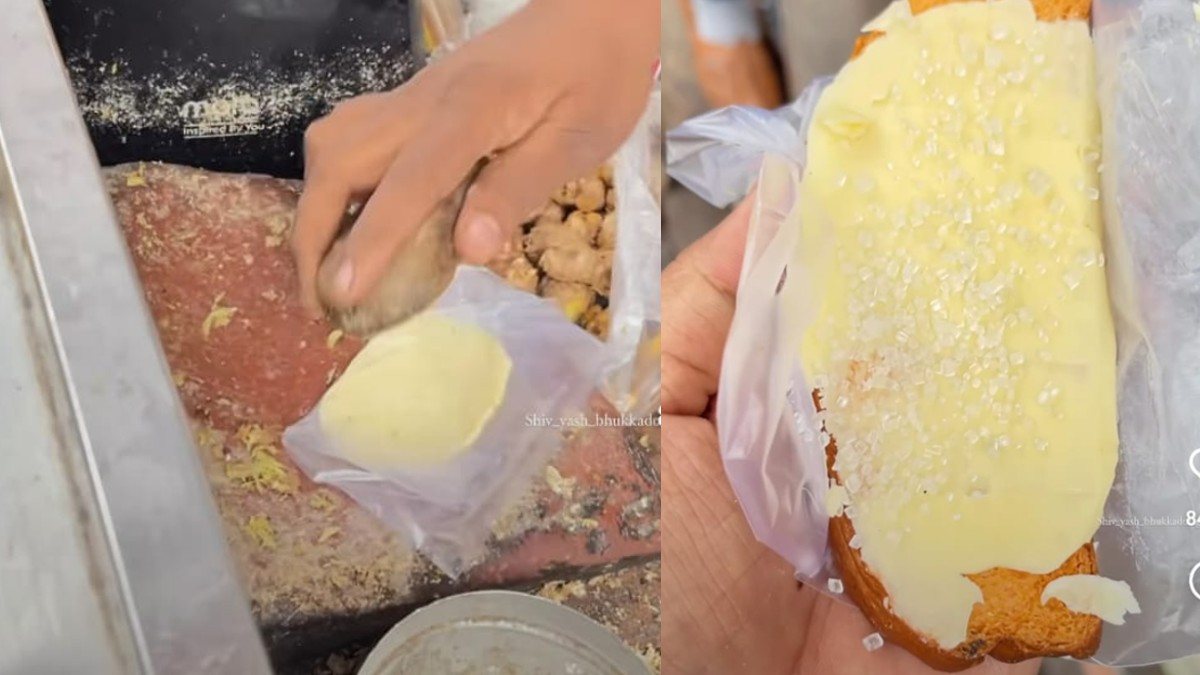 This Agra Street Vendor Prepares Butter Toast In The Wink Of An Eye & It’s Genius! 