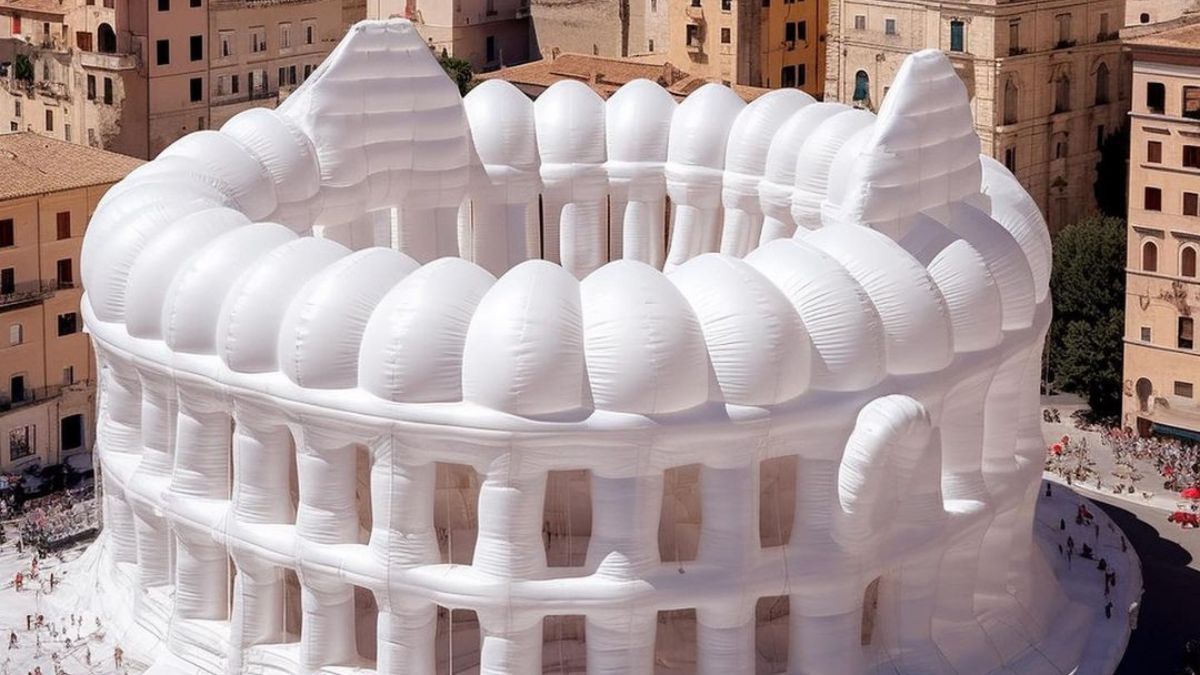 From Taj Mahal To Colosseum, AI Artist Reimagines World’s Wonders As Inflatables