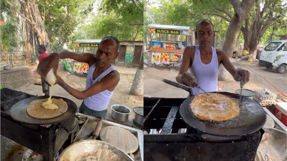 Dilkush Paratha Swimming In A Pool Of Ghee Is Making Netizens Terrified; Recipe For A Heart Attack?