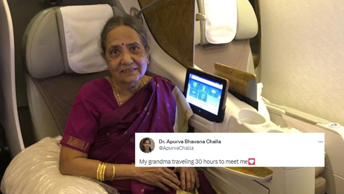 Grandma Travels 30 Hours In Plane To See Her Granddaughter, Netizens Get Emotional