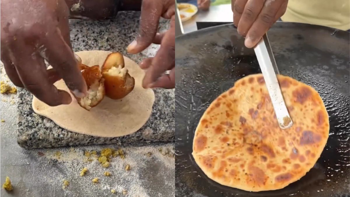 Cheeni Paratha Is One Thing, But This ₹60 Gulab Jamun Paratha By Is Horrifying!