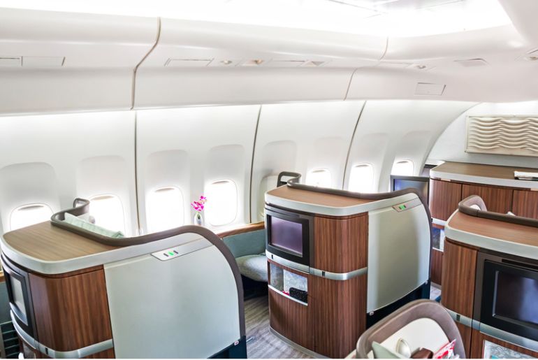 luxury cabins airlines