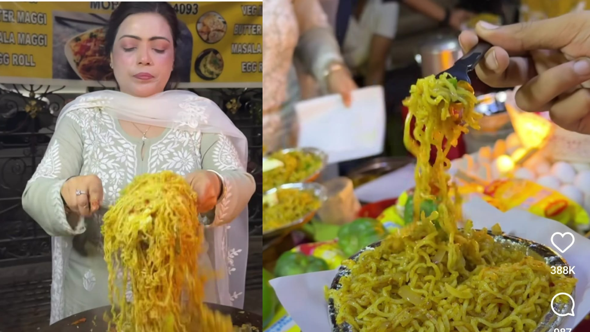 Run By A Woman, This Midnight Maggi Stall In Lucknow Is Perfect For Your 3 AM Pangs