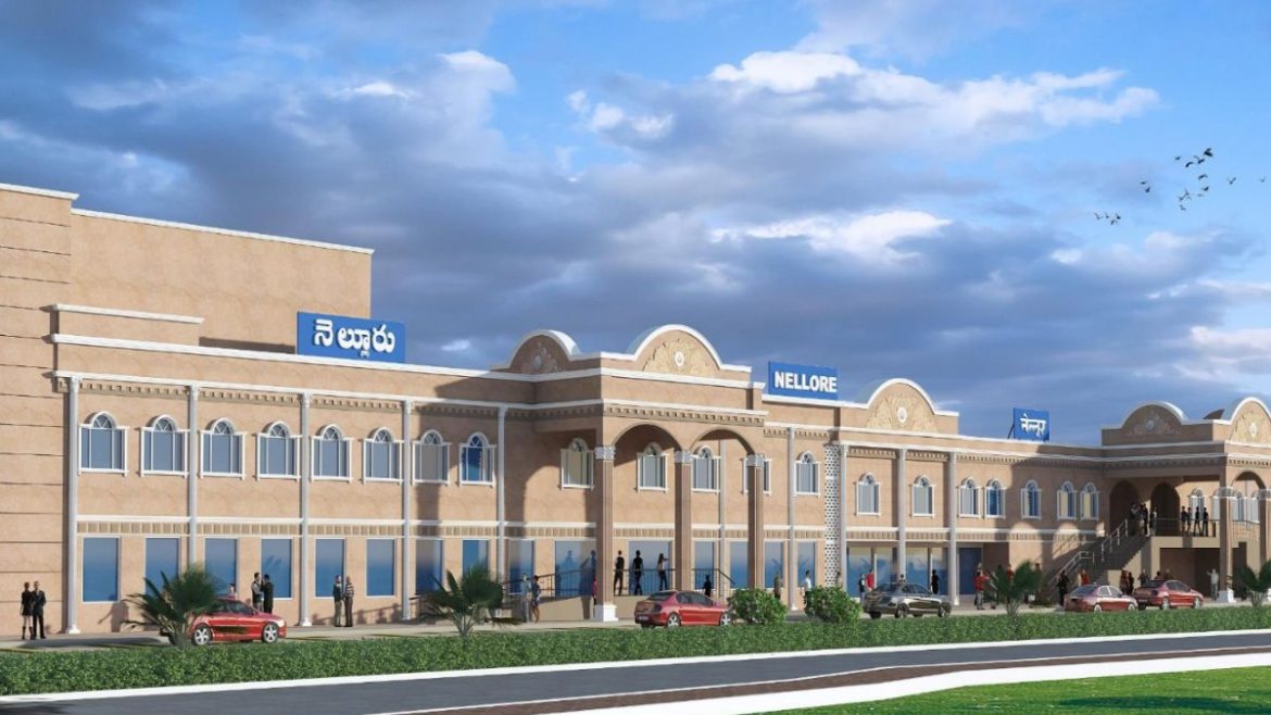 Nellore Railway Station Foundation & Concreting Completed; Working On