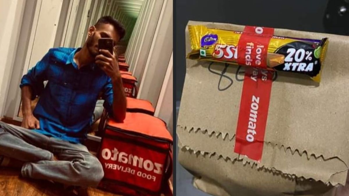 Delivery Agent Celebrates Birthday By Distributing Treats With Orders; Netizens Are Delighted