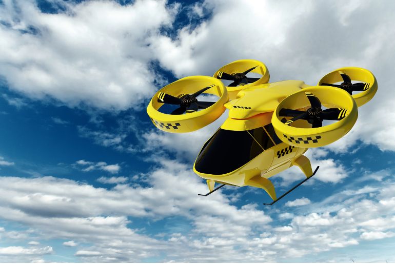flying taxi Future Of Travel Here