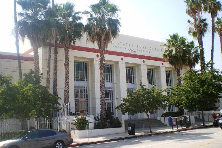 Hollywood station post office