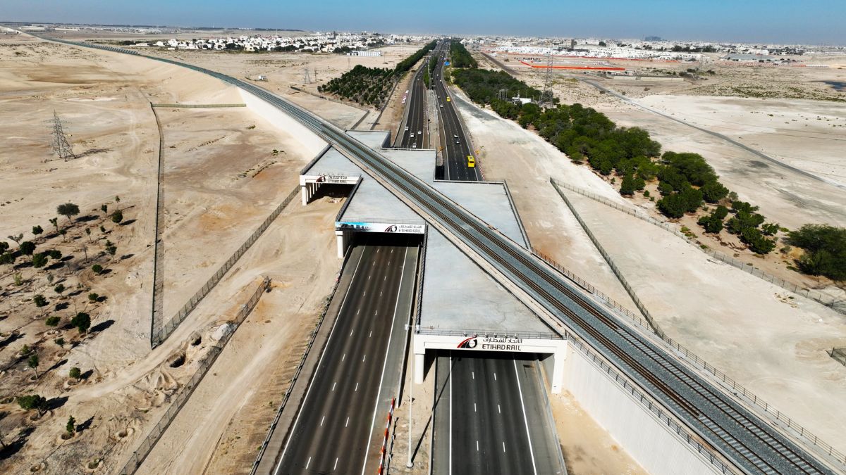 Etihad Rail Announces One More Bridge Completion In Just 13 Months; Deets Inside!