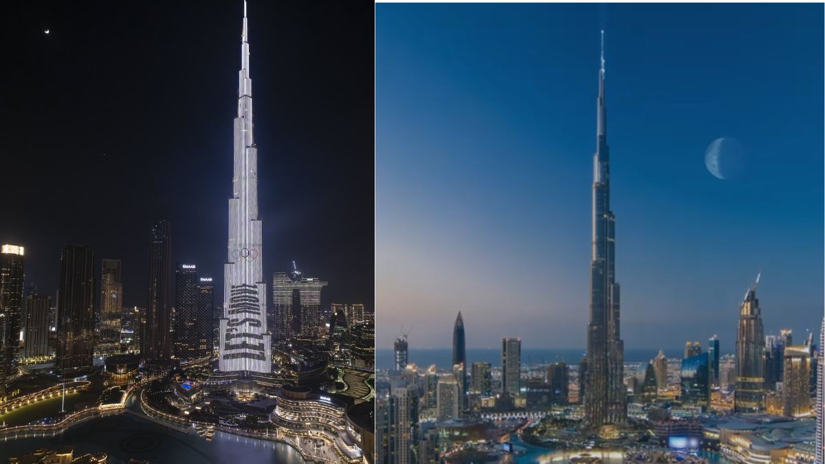 Burj Khalifa Lights Up With Olympics Logo To Celebrate Olympic Day; Pics Inside!