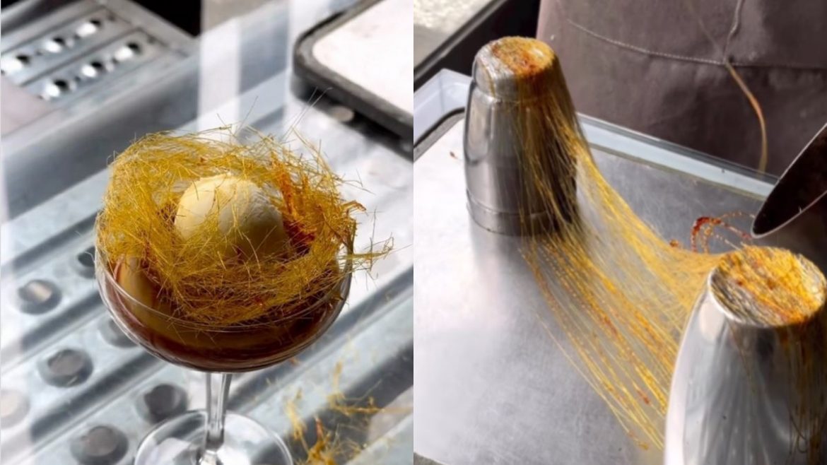 Chef Creates Caramel Silk; Netizens Deem It Chidiya Ka Ghosla & Weaving