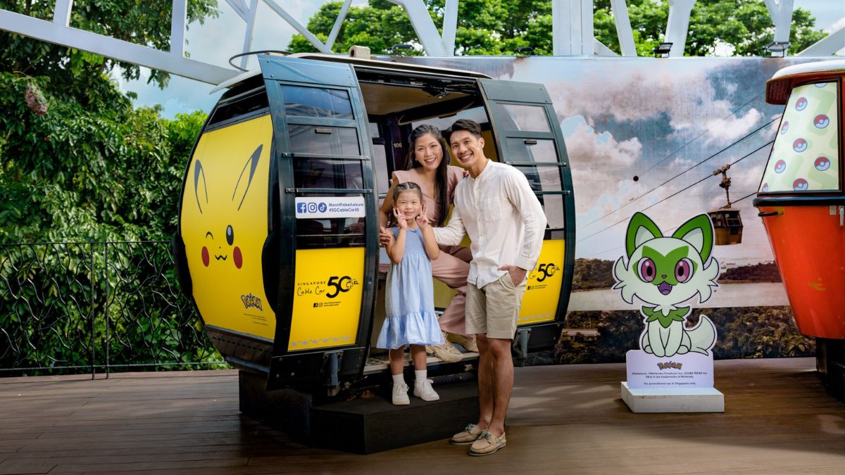 Singapore: Get Your Kids In These Pokemon-Themed Cable Cars Available Only Till Sept 30