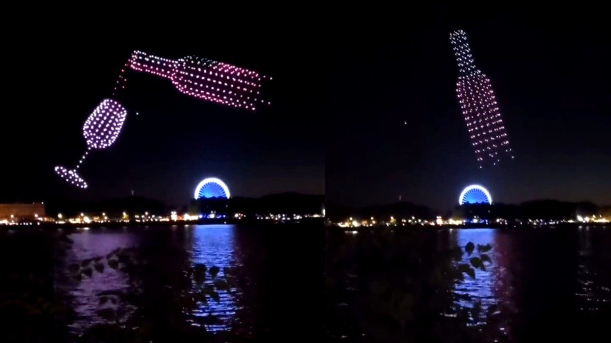 Ditching Fireworks To Curb Pollution, France’s Bordeaux Wine Festival Had 400 Drones Illuminate Sky