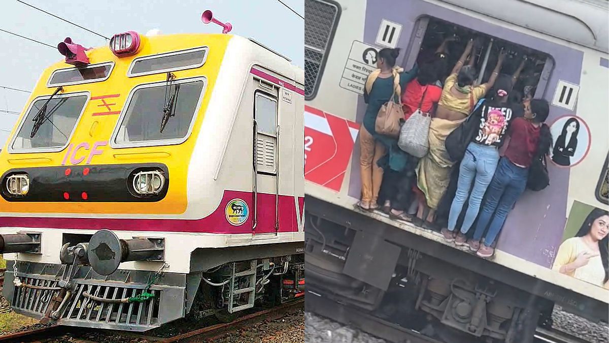 #JustMumbaiThings: Nothing, Just A Video Of Women Casually Hanging Out Of Local Trains!