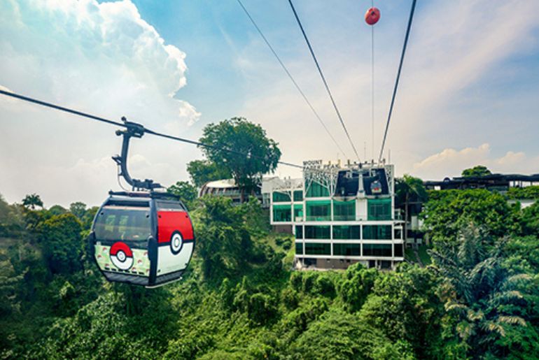 Pokémon-themed cable car