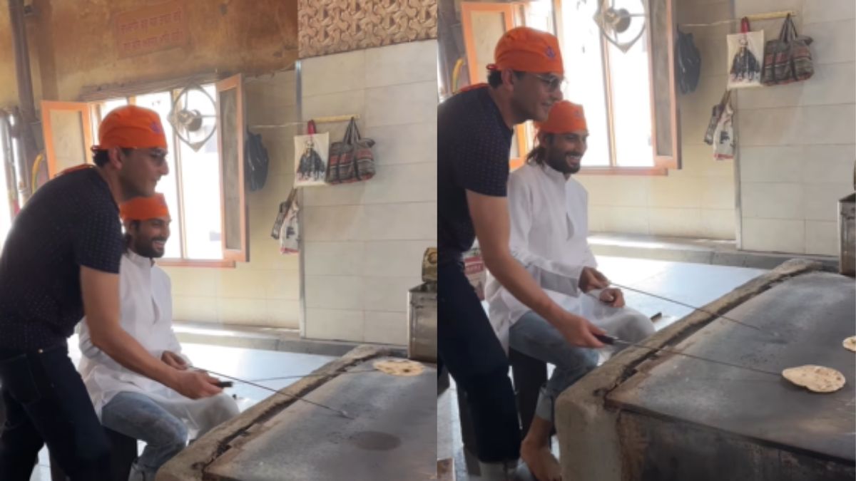 Chef Vikas Khanna And Actor Prateik Babbar Cook Rotis For Langar Seva At Amritsar’s Golden Temple. Watch