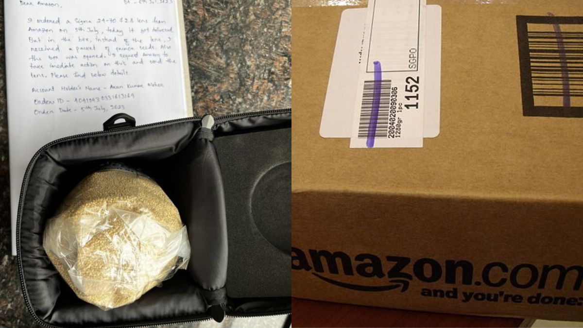 Man Orders Camera Worth ₹90K From Amazon; Gets A Bag Of Quinoa Instead