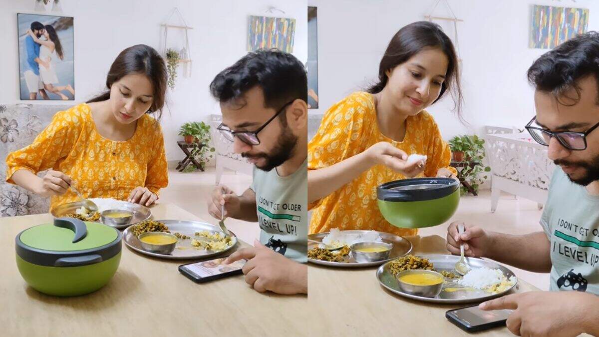 Reel Showing Wife Sacrificing Food For Her Husband Receives Flak From Netizens