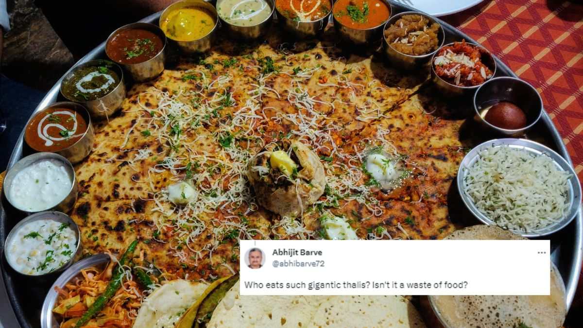 Unique Thali Or Food Wastage? This Bahubali Thali At A Chennai Restaurant Worries Netizens