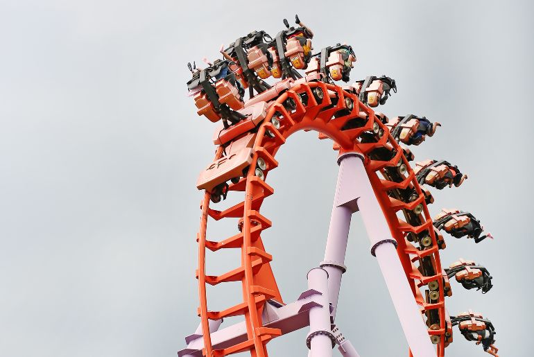 Roller coaster riders in Crandon, Wis., were stuck upside down for