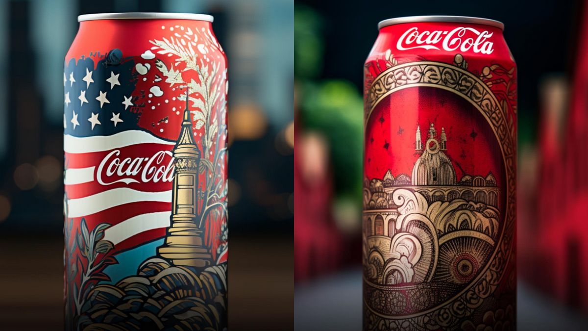 coca-cola cans AI