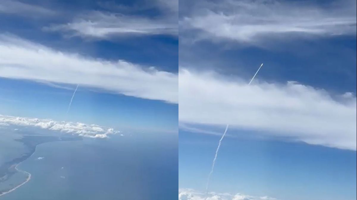 Watch: Chandrayaan-3 Launch Captured From Plane! Netizens In Awe