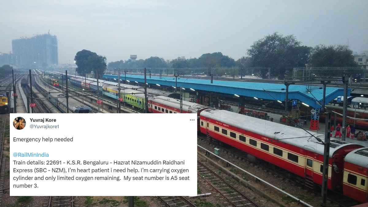 Heart Patient With Limited Oxygen Tweets For Help On Train; Railway Sends Ambulance In 10 Mins