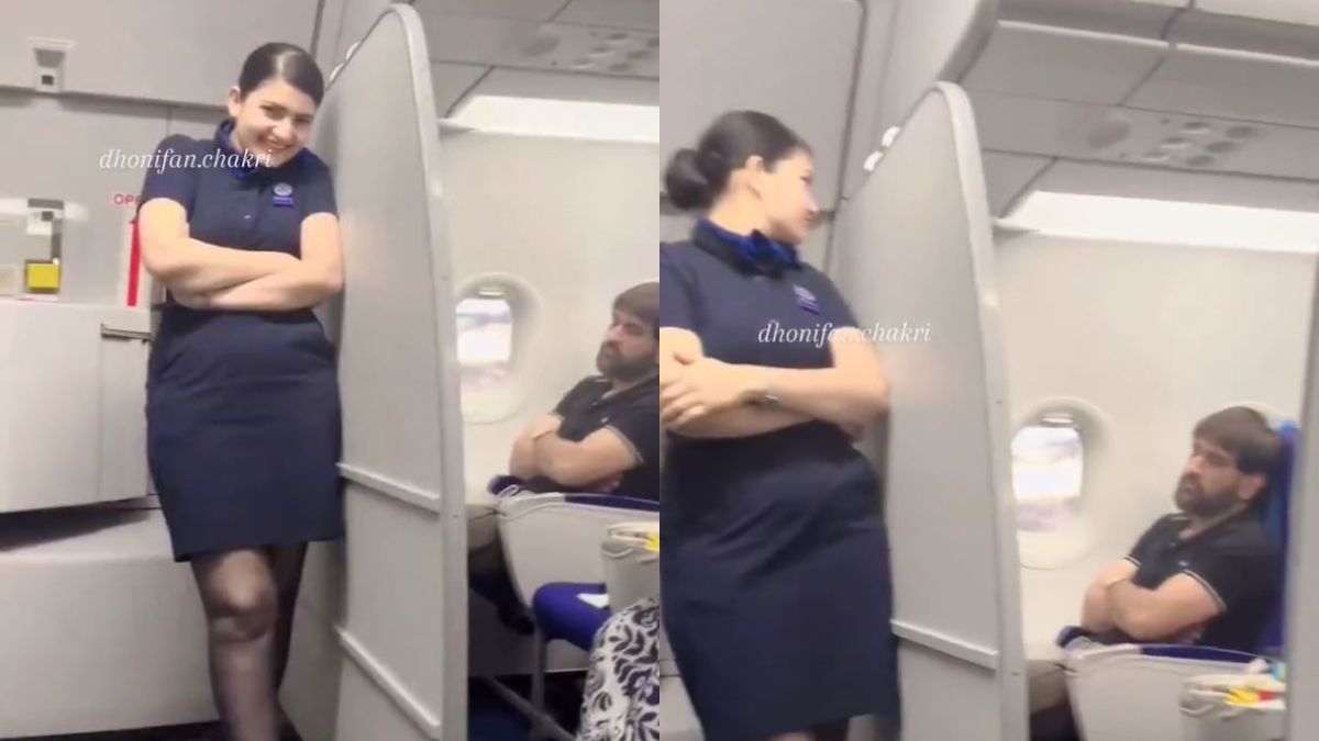 Air Hostess Captures MS Dhoni Sleeping On Flight; Netizens Call It A Violation Of Privacy