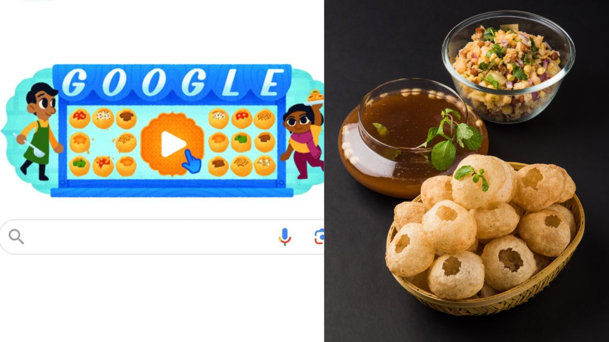 Celebrating Pani Puri Doodle - Google Doodles