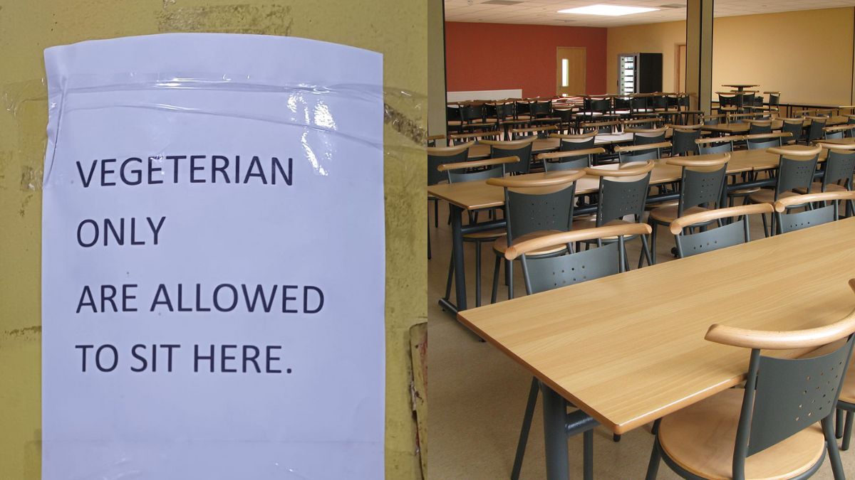IIT Bombay: ‘Vegetarian Only’ Poster In Canteen Sparks Debate; Netizens And Students Miffed
