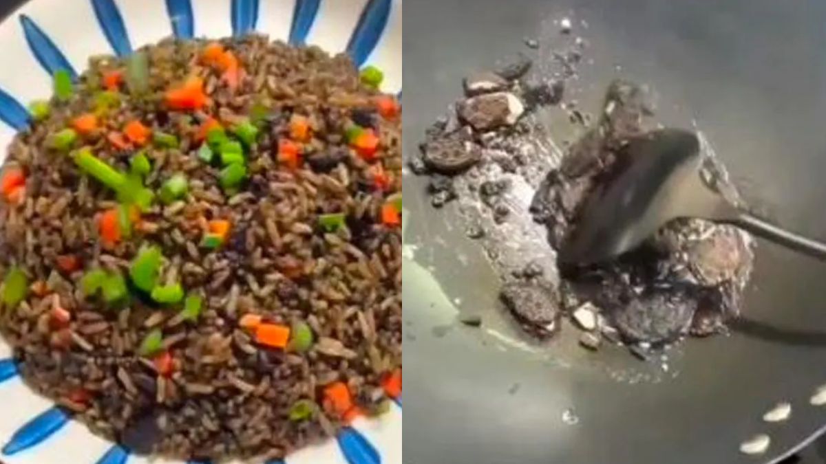 oreo fried rice, viral food trend, bizzare food trend,