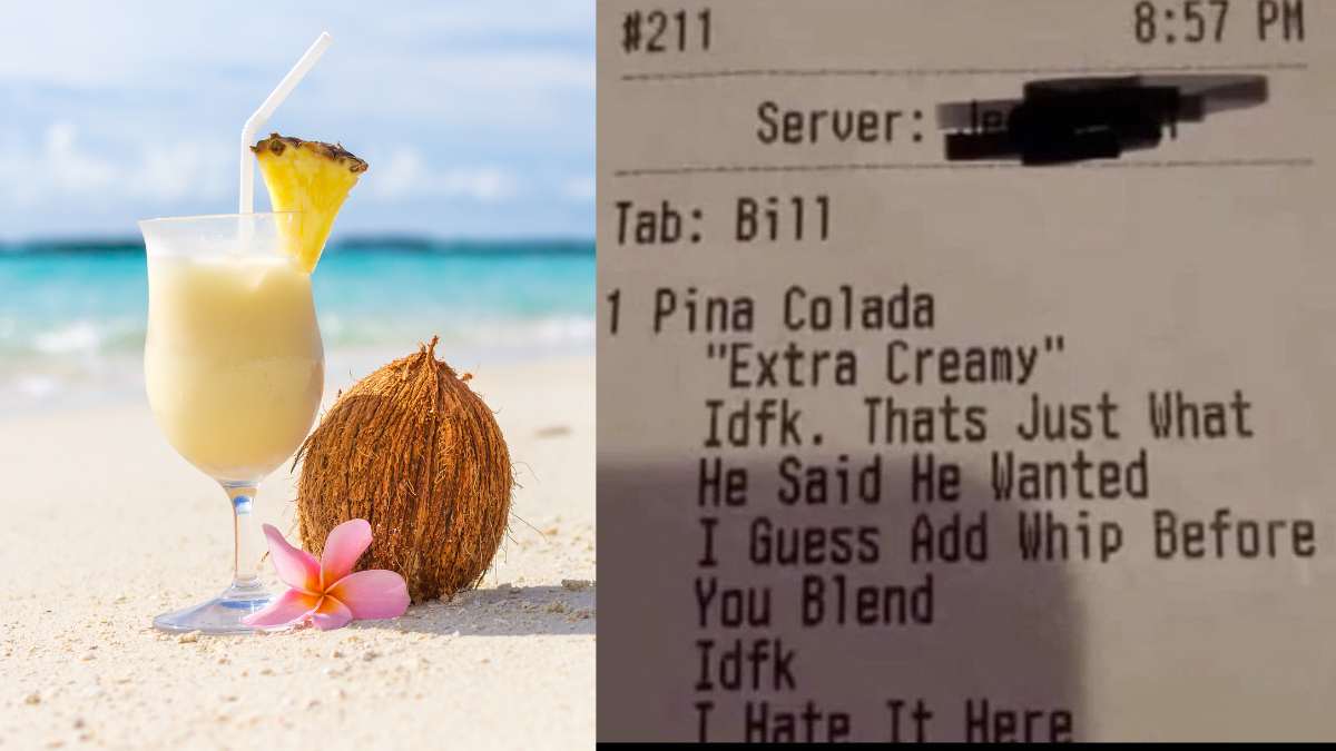 Pina Colada bartender