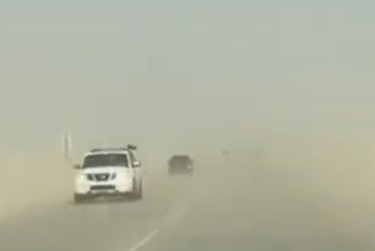 sandstorm in Oman