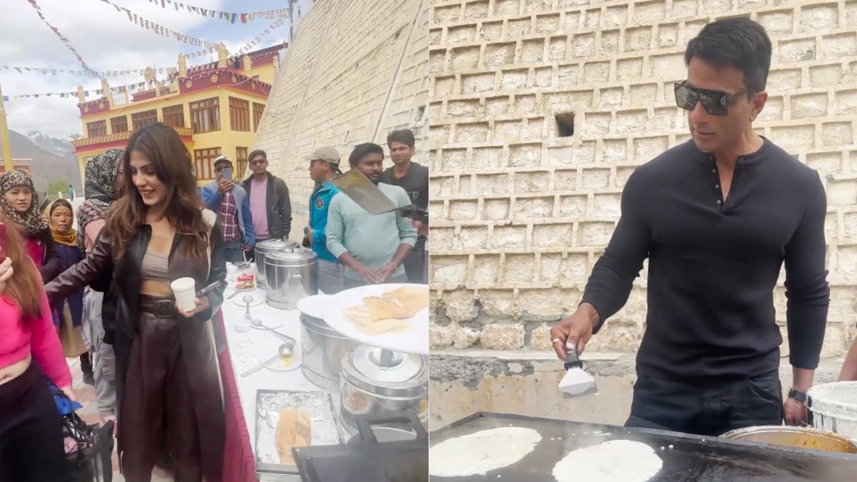 Sonu Sood Serves Piping Hot Dosa And Fluffy Bhaturas To Rhea Chakraborty On MTV Roadies Set!