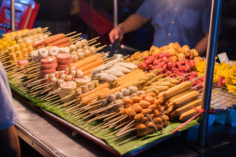 Bnagkok Style Street Food Carts, Kolkata, street food, bengal