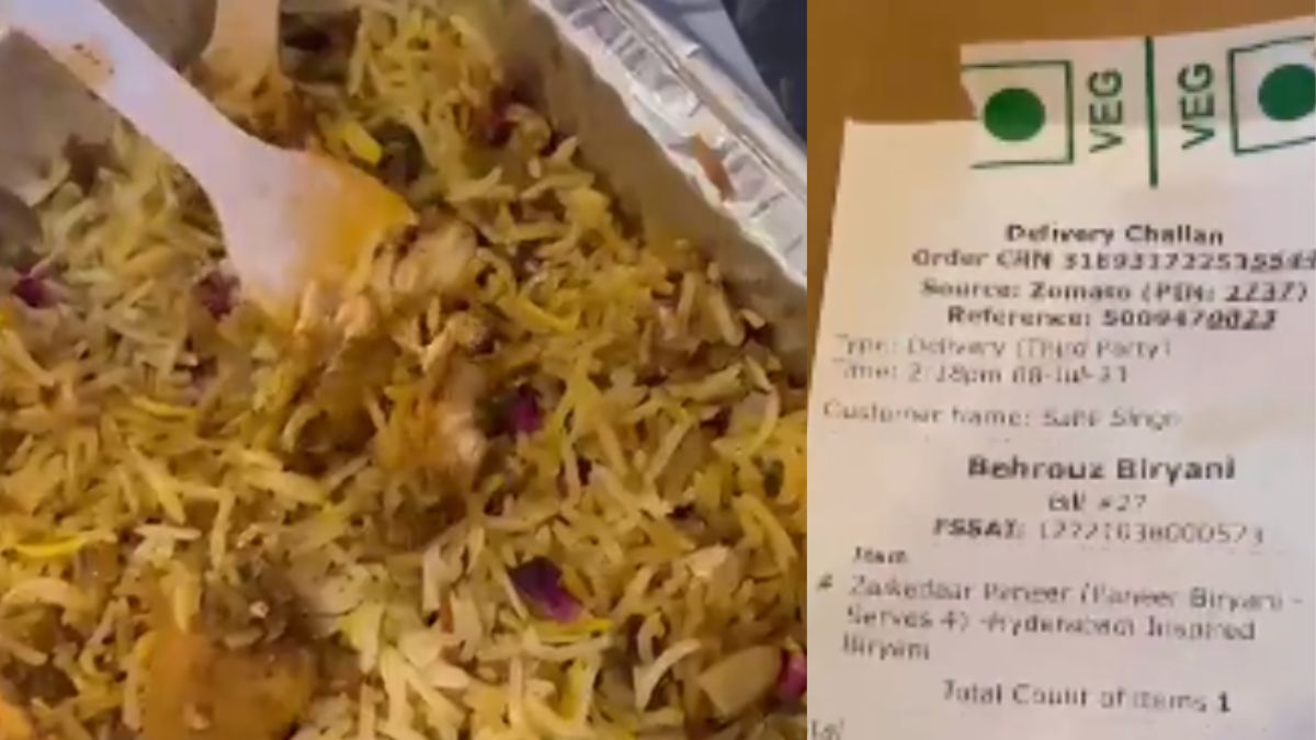 Varanasi Family Finds Chicken Pieces In Paneer Biryani From Zomato; Restaurant Reacts On Tweets