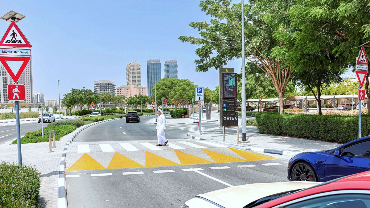 First-Of-Its-Kind, 14 AI-Powered Pedestrian Crossing Systems Implemented At Dubai Silicon Oasis