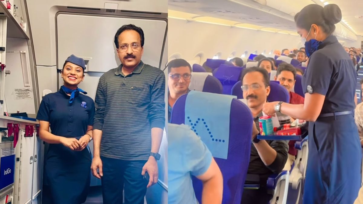 “Thank You For Making India Proud,” ISRO Chief Dr. S Somnath Receives Warm Welcome On IndiGo Flight