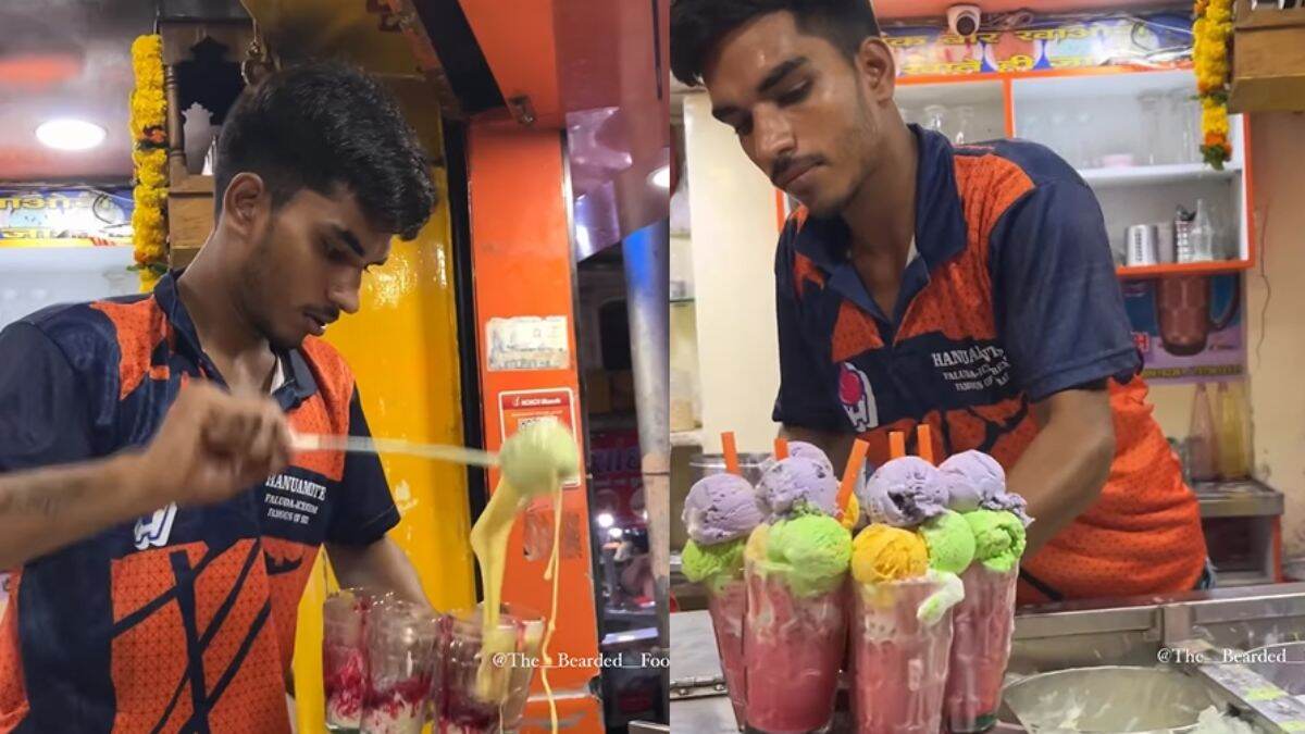 Surat Has A Flying Falooda Where Street Vendors Fling Ice Cream In Thin Air