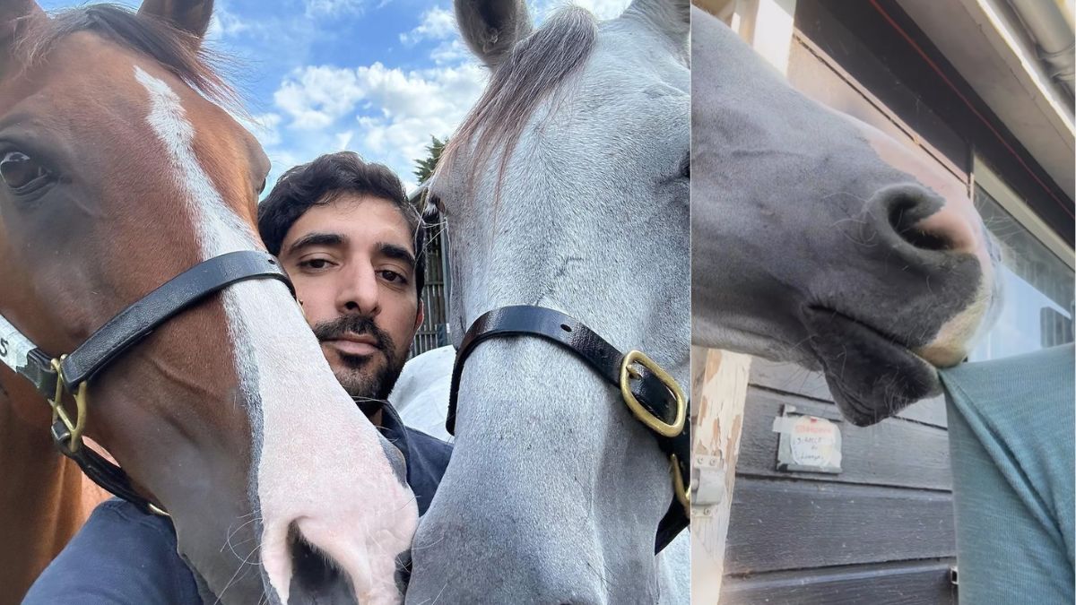 Dubai’s Crown Prince, Sheikh Hamdan’s Horse Tries To Bite Him; Watch Video Inside