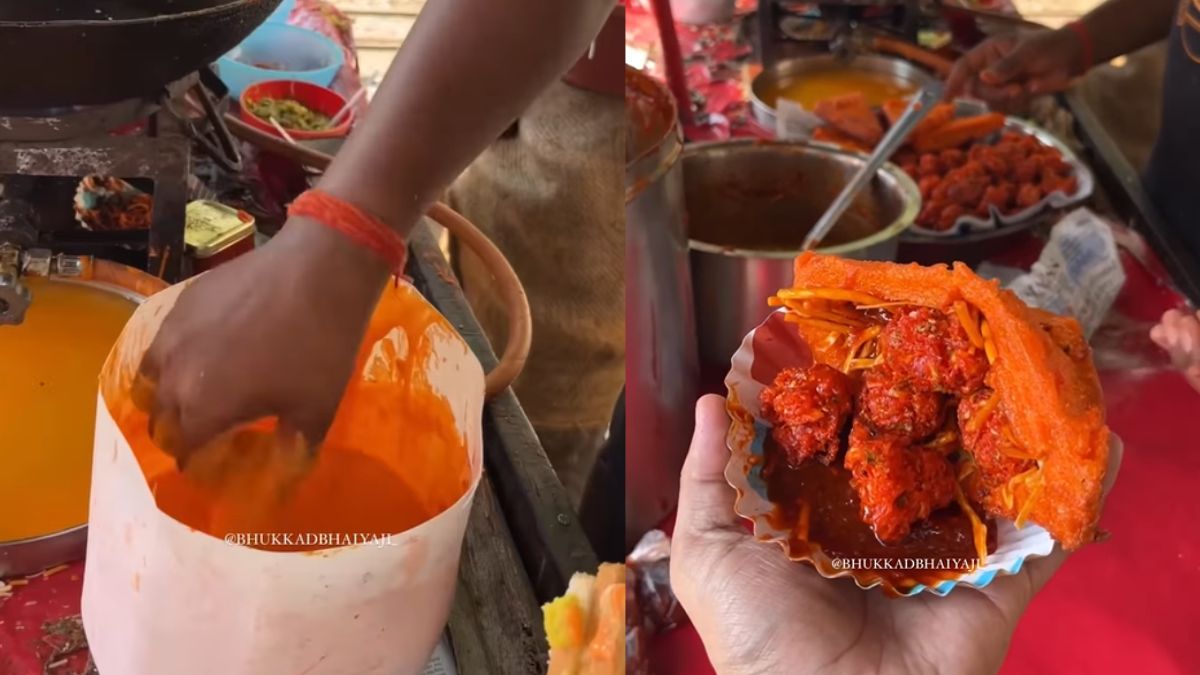 Video Of Street Vendor Making Chinese Bread Pakoda Goes Viral. Hygiene Left The Chat, Say Netizens