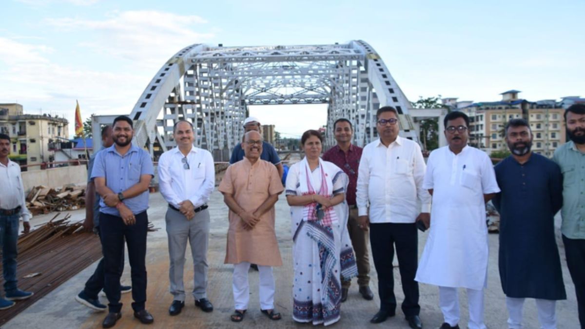 Assam’s Na-Ali Railway Over Bridge In Jorhat Finally Open To Public; Has Badminton Court Under It