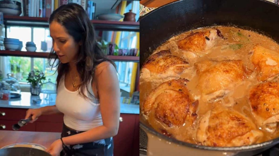 Padma Lakshmi Cooks Chicken Adobo One Of Her All Time Favourite Dishes 