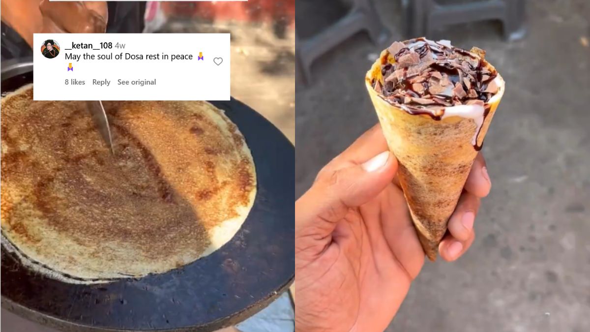 2 Min Of Silence For Dosa! Chocolate & Ice Cream Dosa Has Netizens Demanding For Justice For It