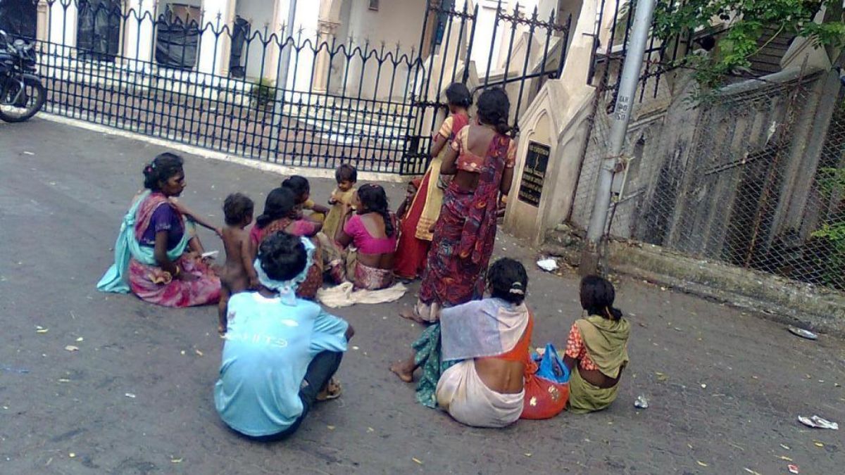 Hyderabad police beggars