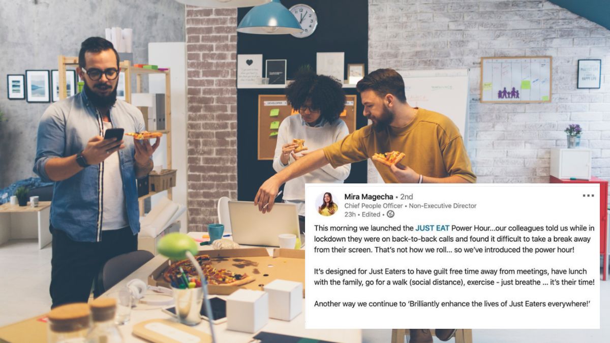 Company Reinvents Lunch Break, Calls It Power Hour; Tweeple Turns It Into A Trollfest