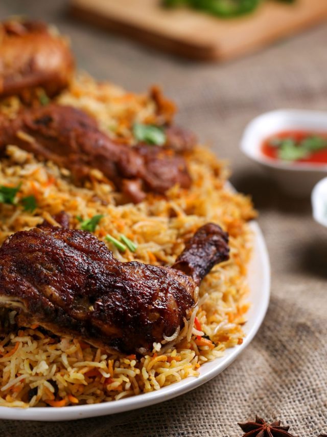 international dishes like briyani
